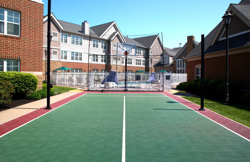 Sports court at Residence Inn Cleveland Mentor.