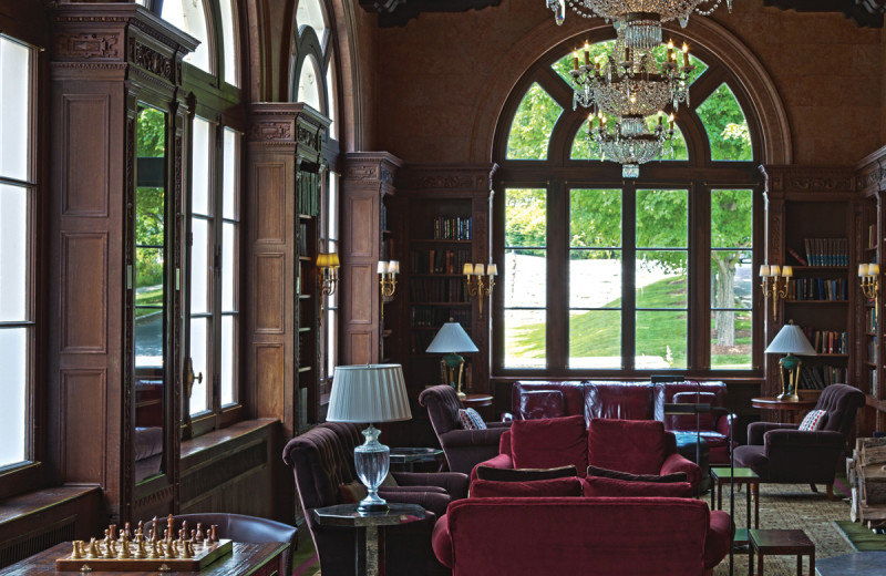 Lobby view at Canyon Ranch in Lenox.