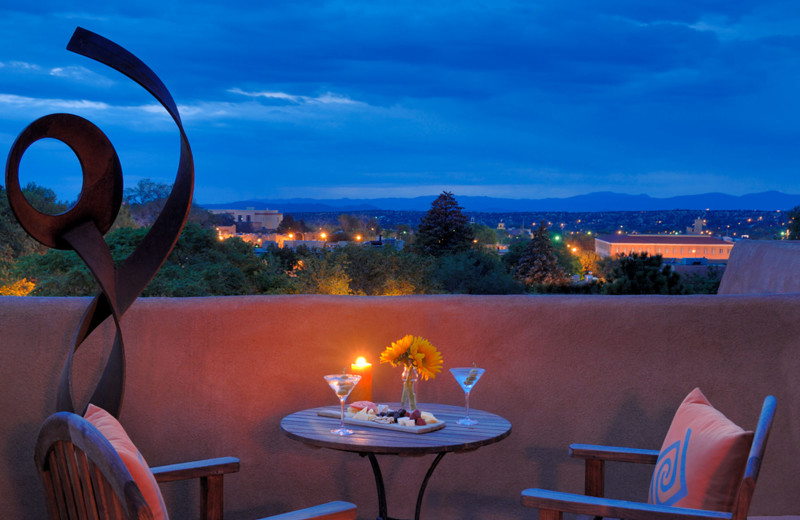 Guest balcony at Inn and Spa at Loretto.