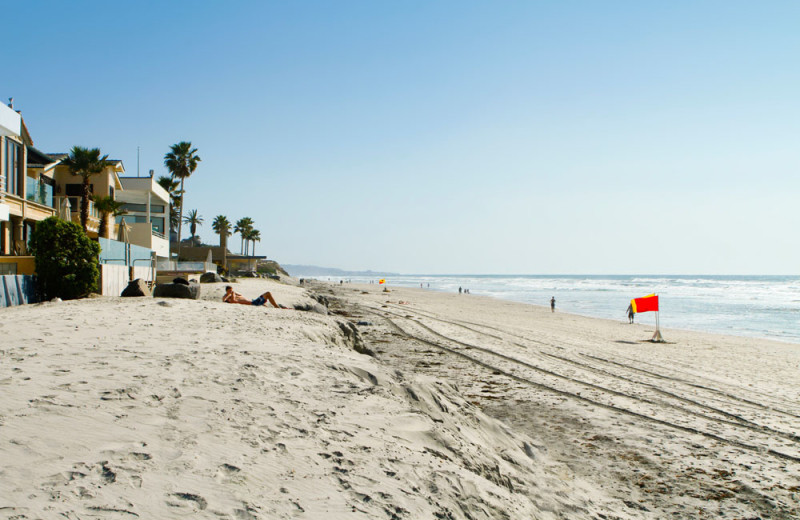 Beach In-Front of Property in Del Mar, California