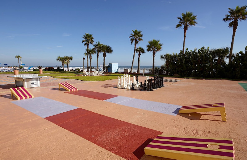 Shuffle board at Plaza Resort & Spa.