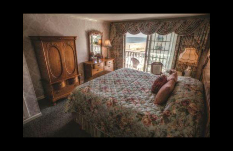Guest room at Boardwalk Plaza Hotel.