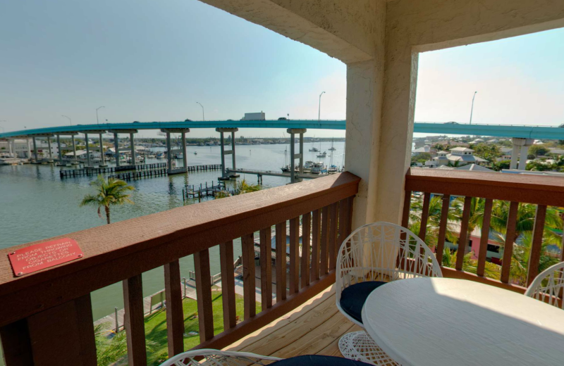 Balcony view at Marina Village At Snug Harbor.