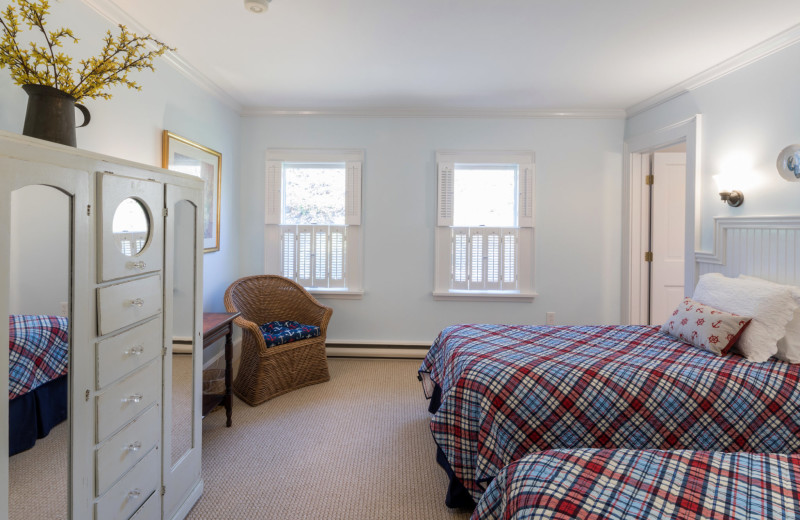 Guest room at Five Gables Inn.