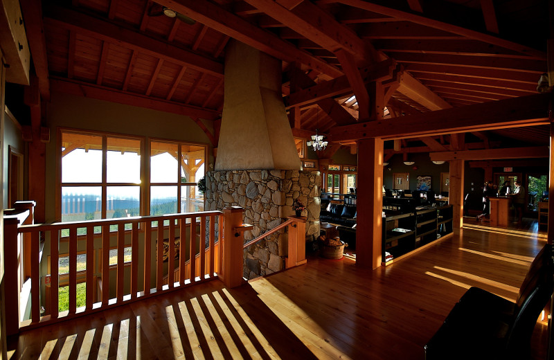 Interior at Wood Mountain Lodge.