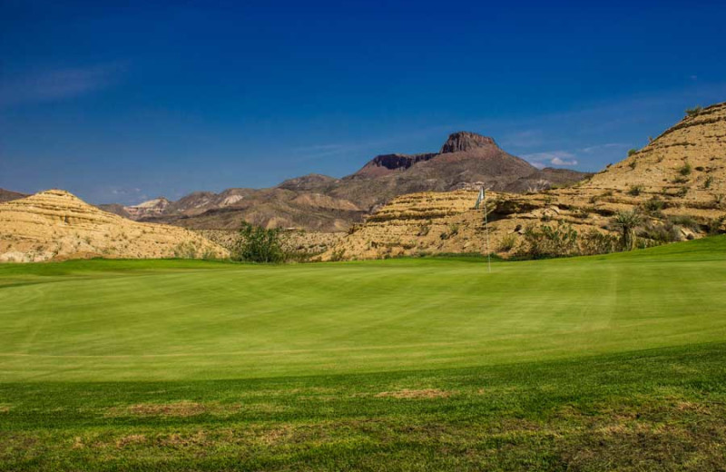 Golf course at Lajitas Golf Resort.