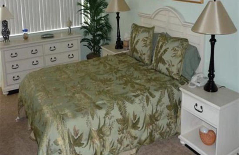 Guest bedroom at Marco Bay Resort.