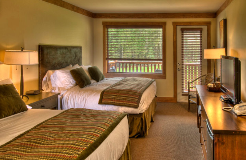 Townhouse bedroom at Elk Ridge Resort.