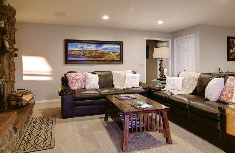 Guest living room at Bella Vista Estate.