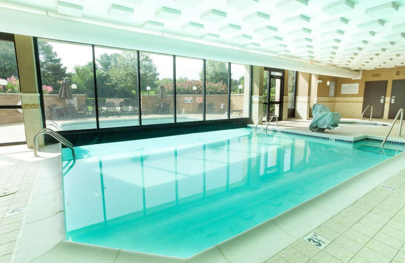 Indoor pool at Drury Inn 