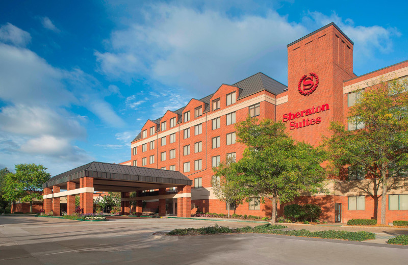 Exterior view of Sheraton Suites.