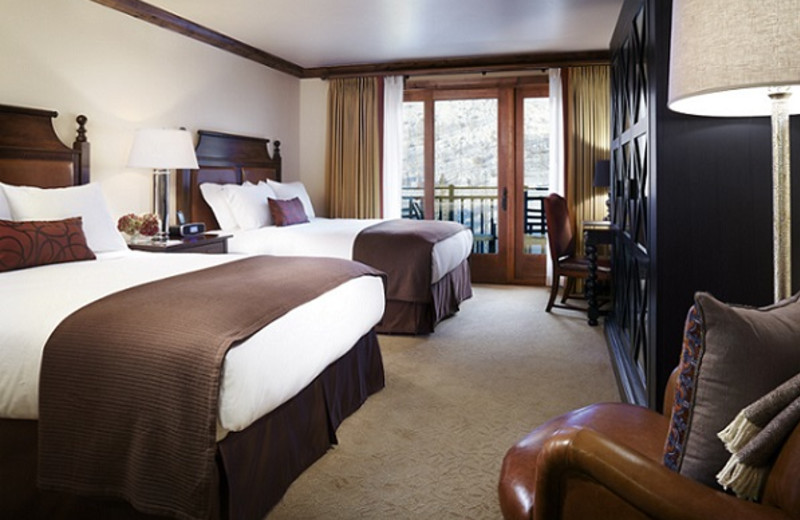 Two queen beds at The Sebastian Vail