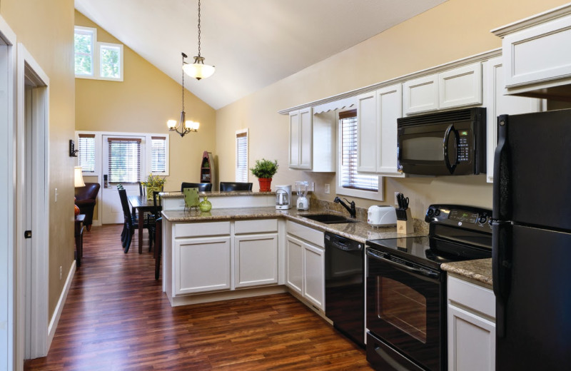 Guest kitchen at Arrowwood Resort and Conference Center.