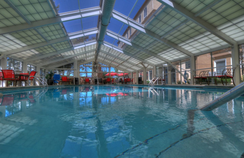 Indoor pool at La Quinta Inn Pigeon Forge.