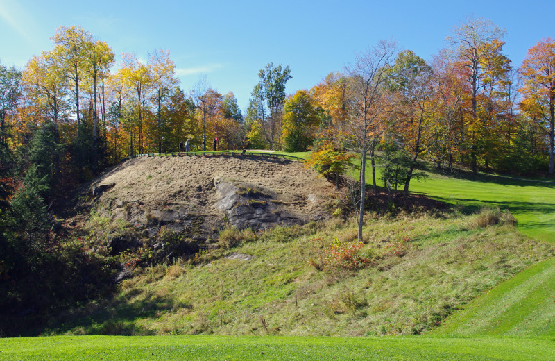 Golf course at Fairmont Le Chateau Montebello.