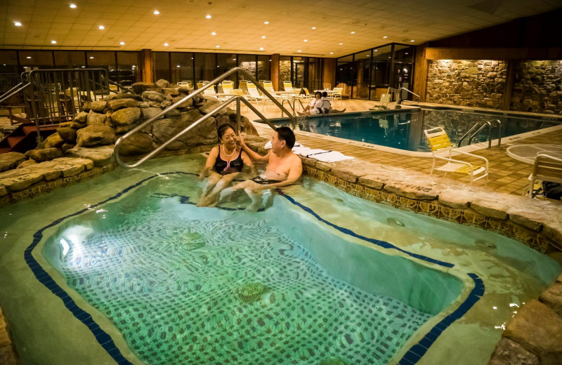 Indoor pool at Cove Haven Entertainment Resorts.