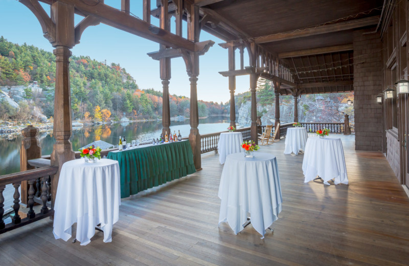 Wedding reception at Mohonk Mountain House.