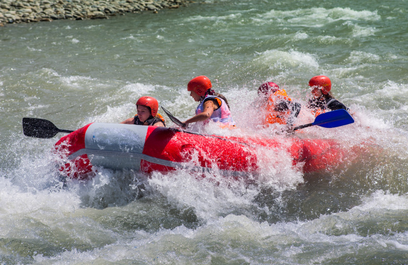 Rafting at Stoneridge Resort.