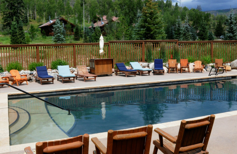 Outdoor pool at Vista Verde Ranch.