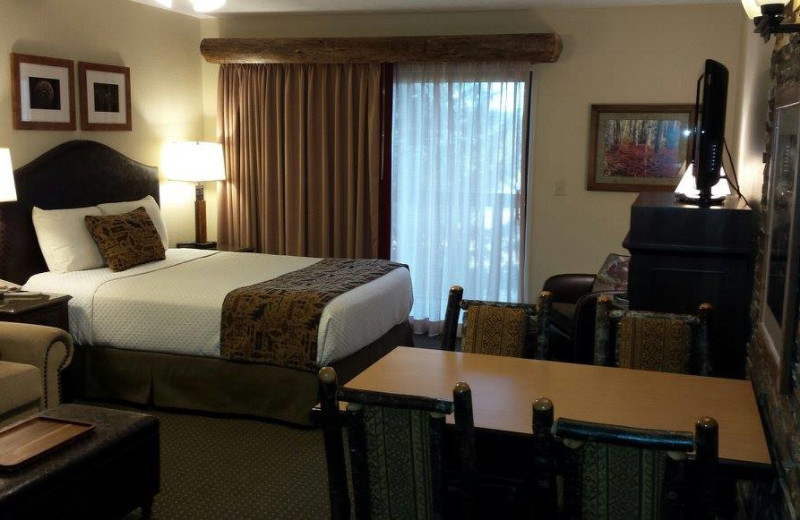 Guest room at Stoneridge Resort.