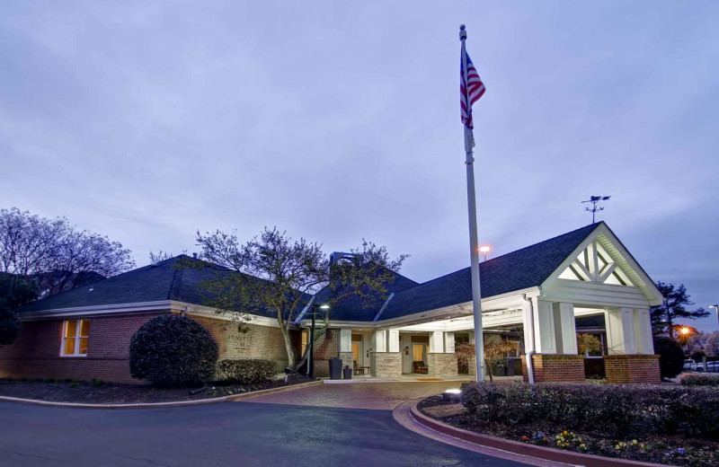 Exterior view of Homewood Suites Memphis-East.