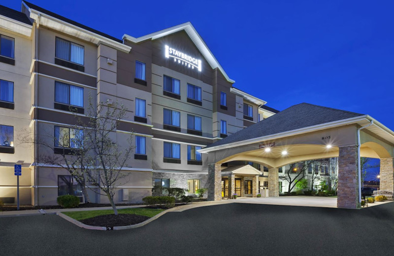 Exterior view of Staybridge Suites Columbia.