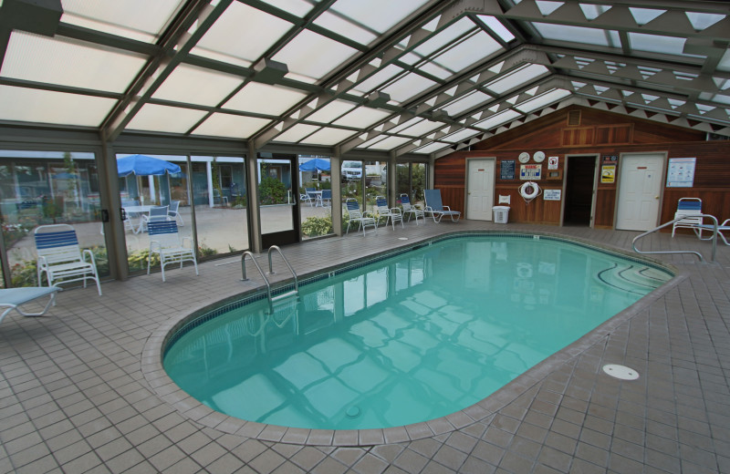 Indoor pool at Mariner Resort.