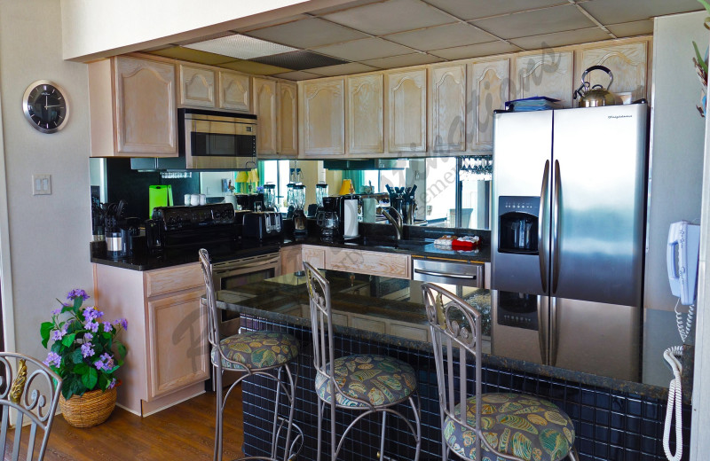 Rental kitchen at Resort Destinations.