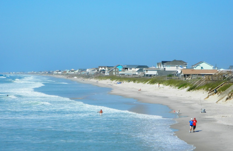 Beach at TI Rentals.