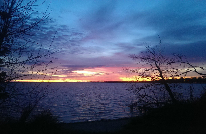 Lake near Comfort Zone Inn.