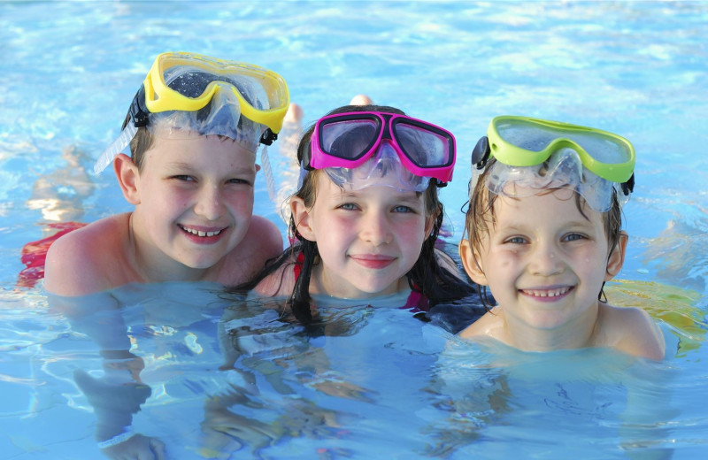 Kids in park at Holiday Inn Resort Orlando Suites - Waterpark.