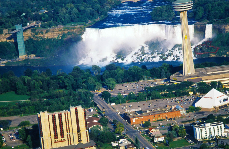 Waterfall view at DoubleTree Fallsview Resort & Spa by Hilton - Niagara Falls.