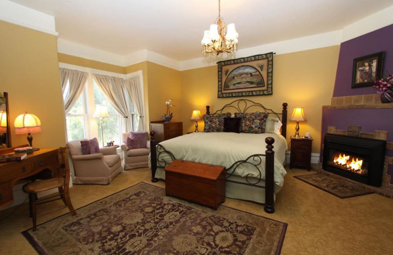 Main House guest room at Hennessey House Bed & Breakfast.