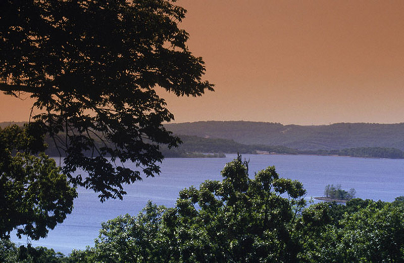 Lake view at Thousand Hills Golf Resort.