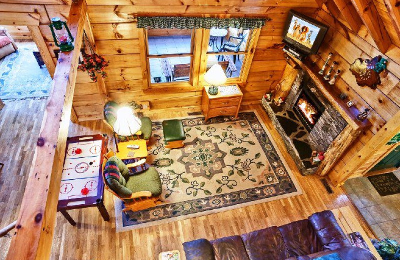 Cabin interior at Alpine Mountain Chalets.