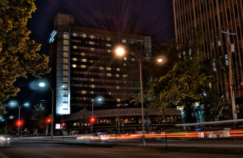 Exterior Evening View of Atlantica Hotel