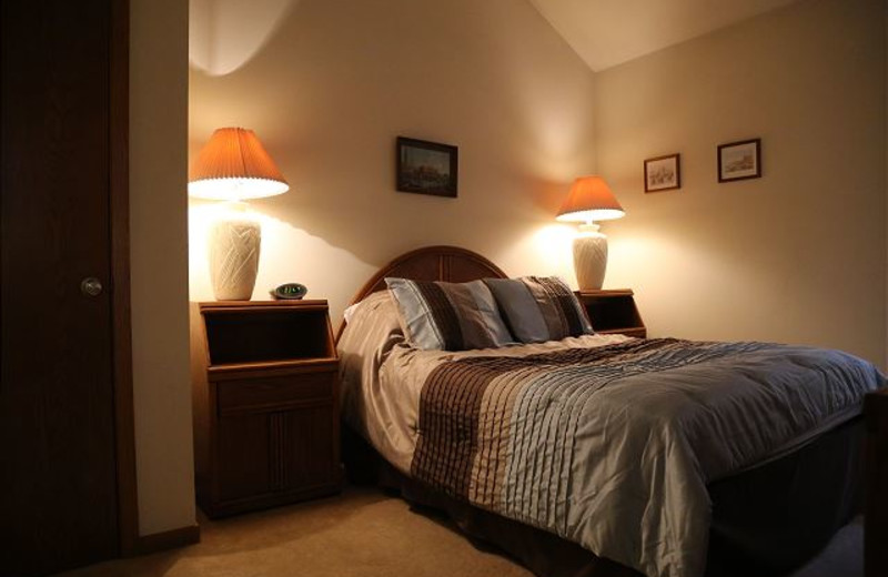 Rental bedroom at Range View Rentals.