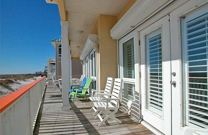 Deck View at Meyer Vacation Rentals