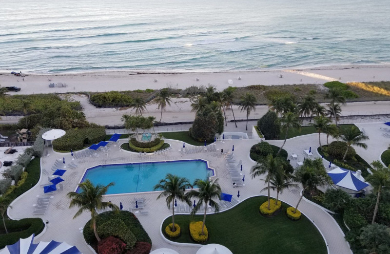 Pool at HORA Vacation Rentals.