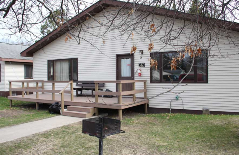 Cabin exterior at Ballard's Resort.