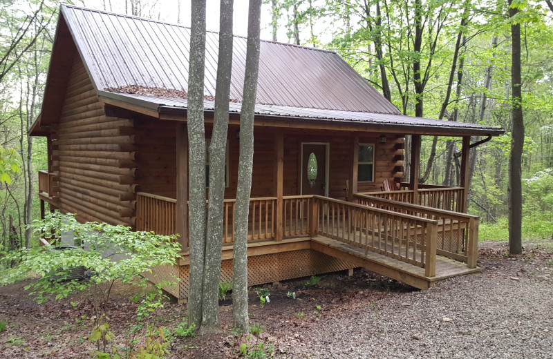 Cabin exterior at Aspen Ridge.