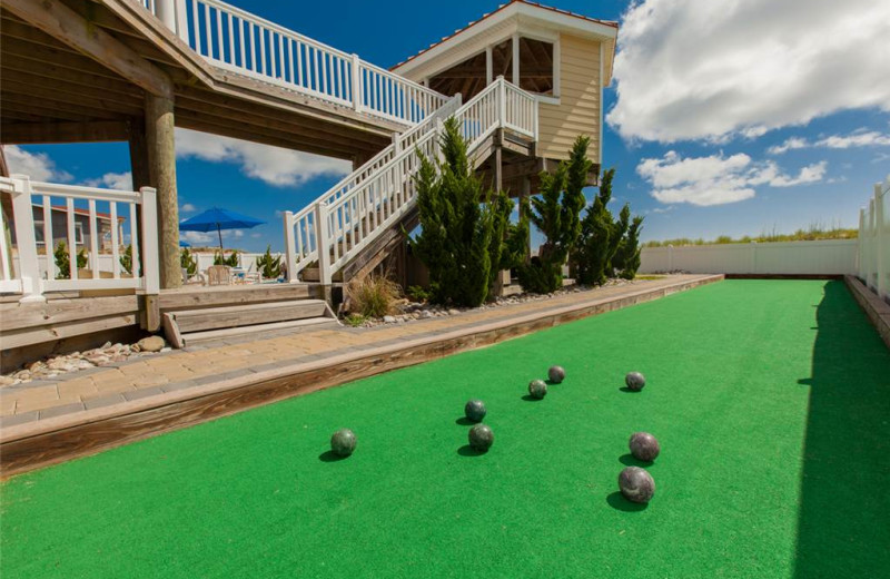 Rental bocce ball at Sandbridge Realty.