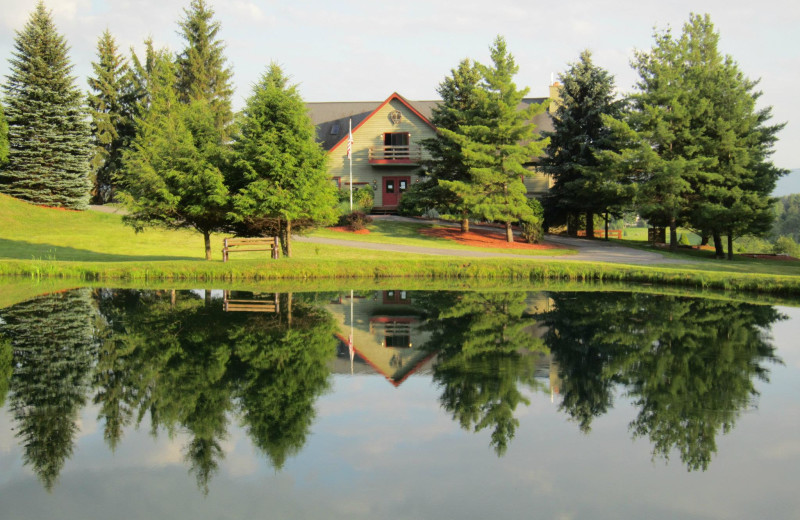 Vacation rental exterior at Black Bear Resort.