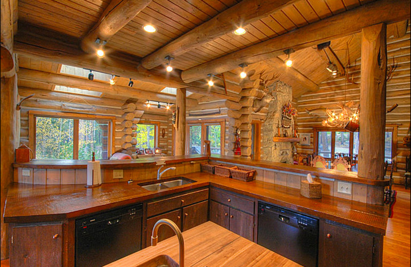 Rental kitchen at Breckenridge Rentals by Owner.