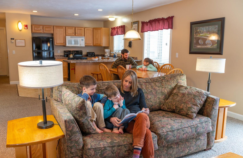 Guest room at North Conway Lodging.