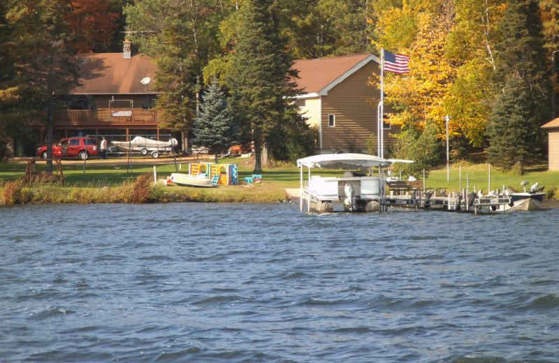 Cabins at Wind Drift Resort.