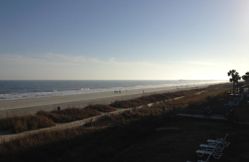 Ocean And Beach View at Holiday Sands Resort