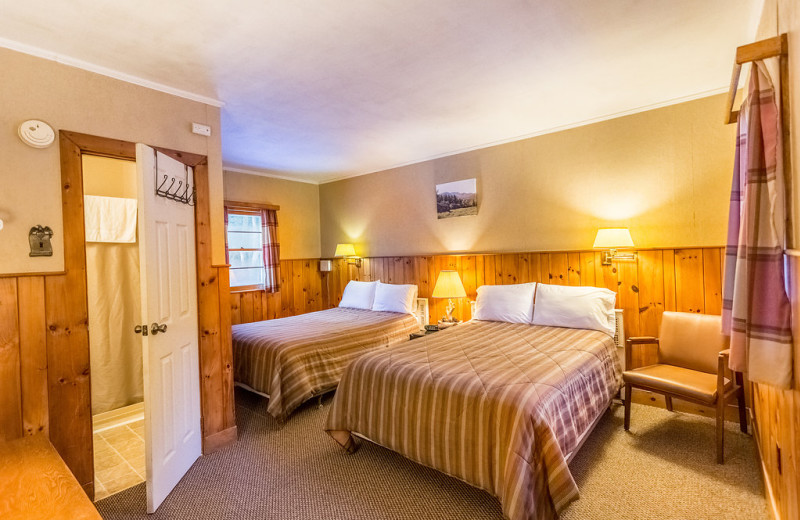 Guest room at ADK Trail Inn.