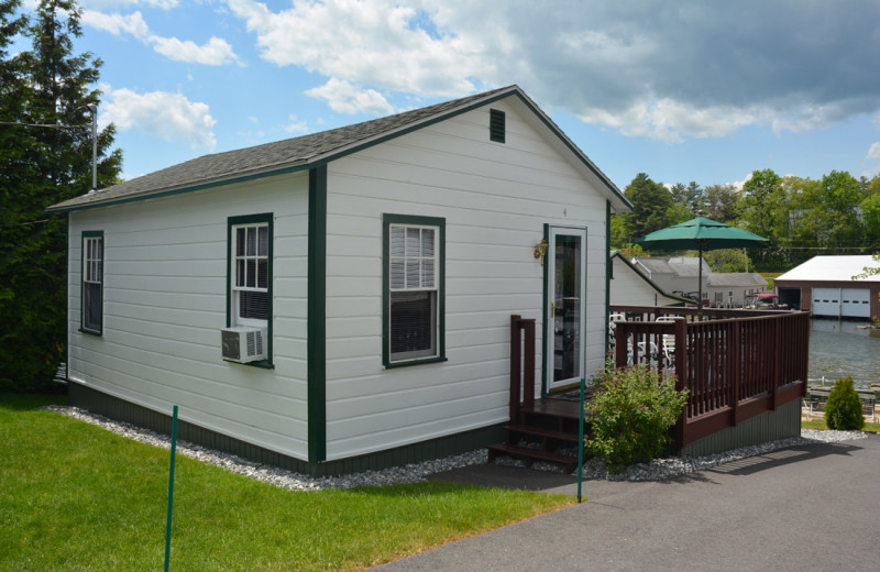 Cottage exterior at Channel Waterfront Cottages.