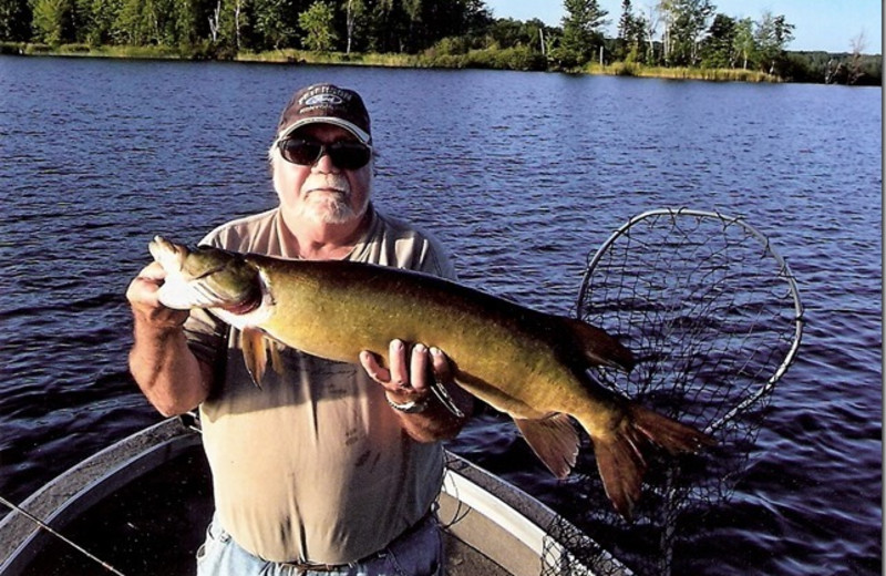 Fishing at Deer Run Resort.
